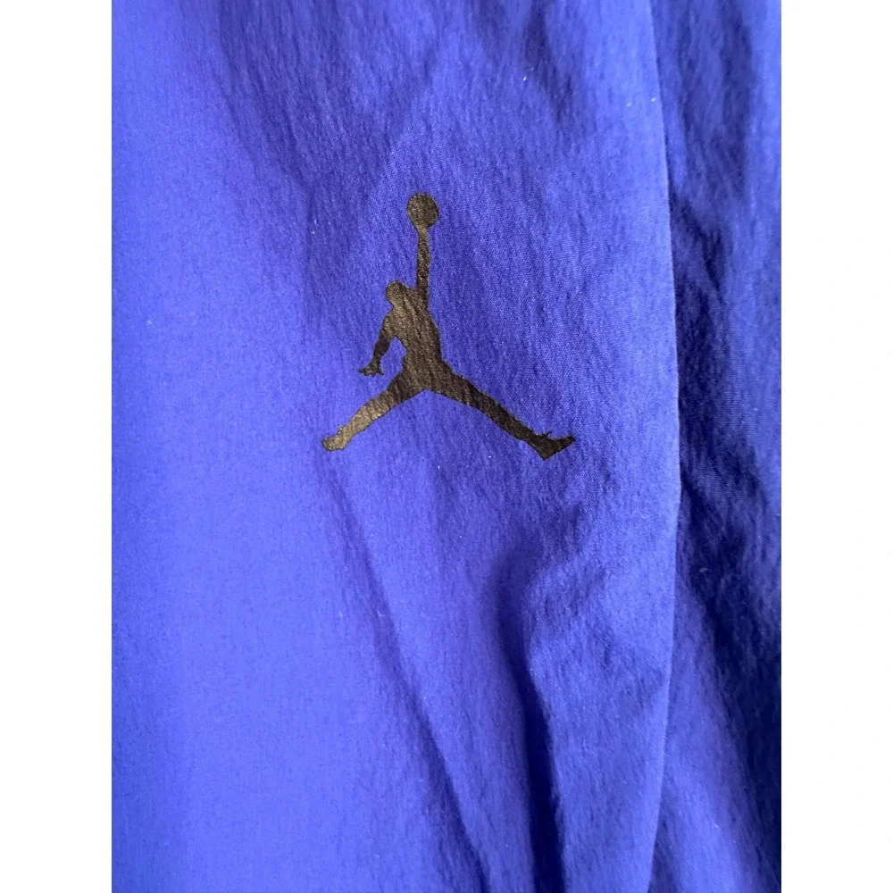 Jordan Mens Royal‎ Blue Nylon Tapered Track Pants Jumpman Joggers BR0362-455 NEW